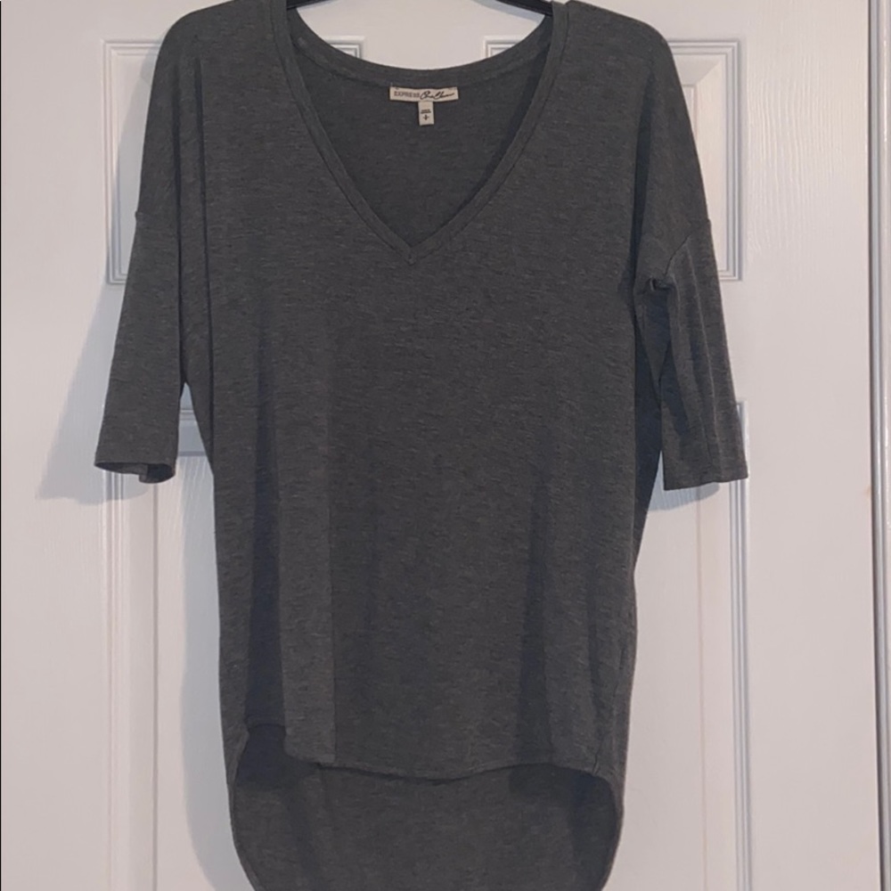 Express One Eleven Double V Oversized T Shirt